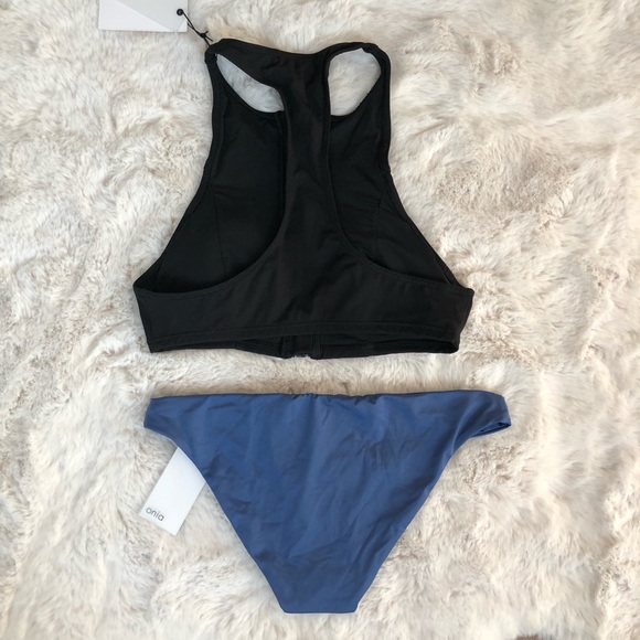 Onia Bikini Size Small NWT Black / Blue - Picture 2 of 8